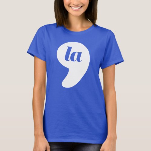 Comma La _ Kamala Blue T_Shirt