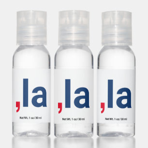 Comma La kamala funny pronunciation patriotic Hand Sanitizer
