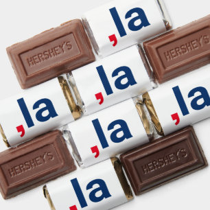 Comma La kamala funny pronunciation patriotic Hershey's Miniatures