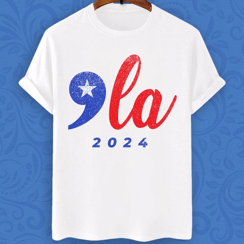  Comma La Kamala Harris 2024 funny election   T_Shirt