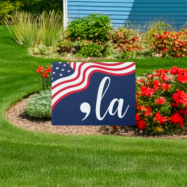 Comma La Kamala Harris 2024 Yard Sign (Creator Uploaded)