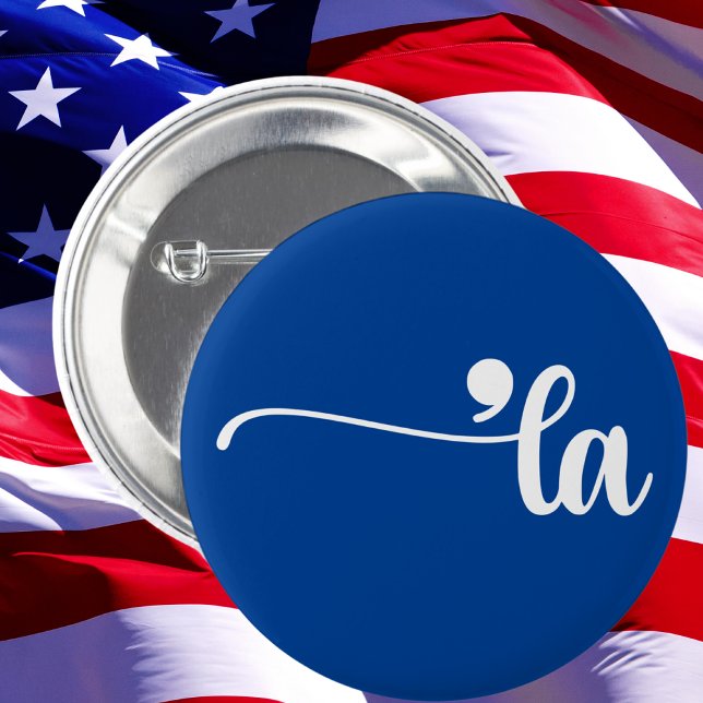 Comma La | Kamala Harris Blue Button (Creator Uploaded)