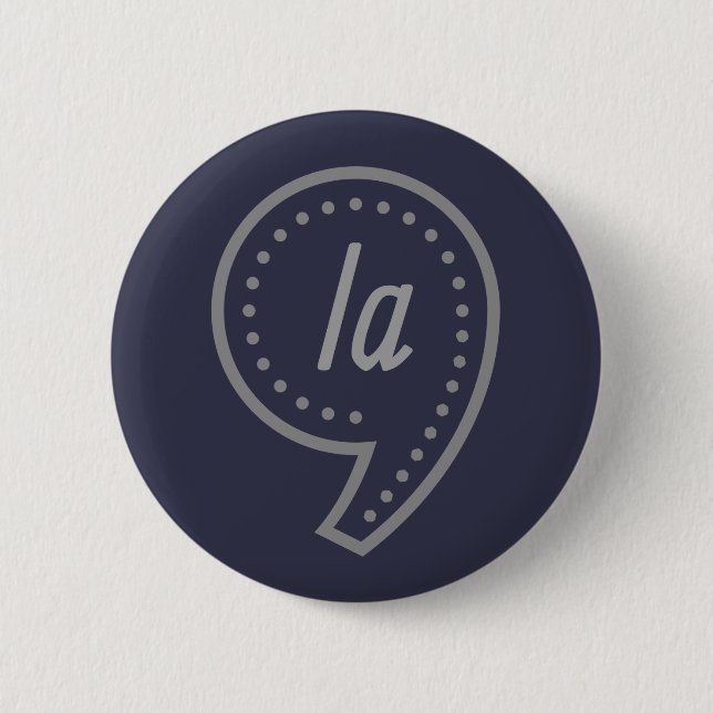 Comma la Kamala Harris Button (Front)