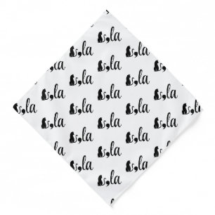 Comma La Kamala Harris - cat mom for Kamala Bandana