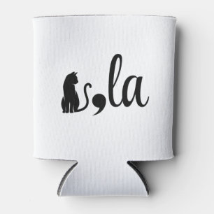 Comma La Kamala Harris - cat mom for Kamala Can Cooler