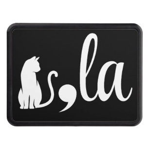 Comma La Kamala Harris - cat mom for Kamala Hitch Cover