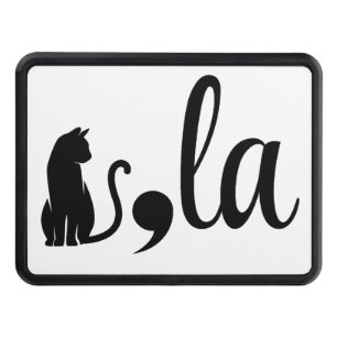 Comma La Kamala Harris - cat mom for Kamala Hitch Cover