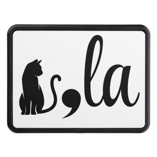 Comma La Kamala Harris _ cat mom for Kamala  Hitch Cover