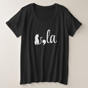 Comma La Kamala Harris - cat mom for Kamala Plus Size T-Shirt