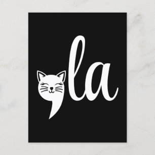 Comma La Kamala Harris - cat mom for Kamala Postcard