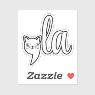 Comma La Kamala Harris - cat mom for Kamala Sticker