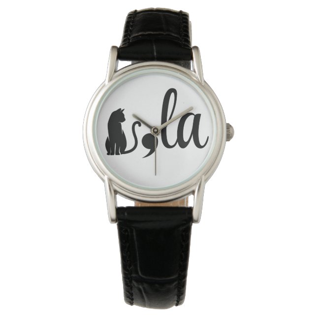 Comma La Kamala Harris - cat mom for Kamala  Watch (Front)