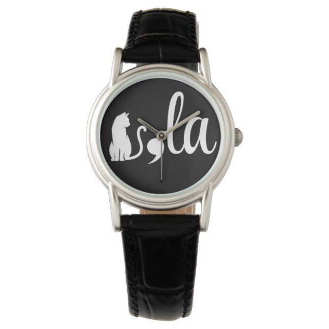 Comma La Kamala Harris - cat mom for Kamala  Watch (Front)