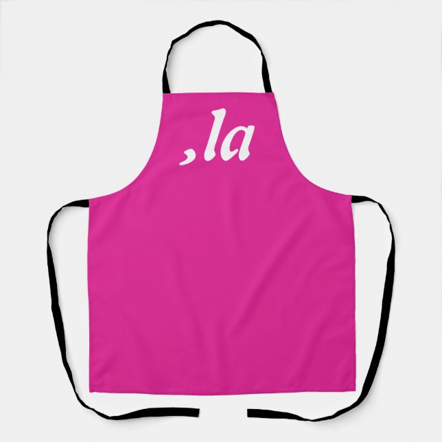 Comma La Kamala Harris - customized text design  Apron (Front)