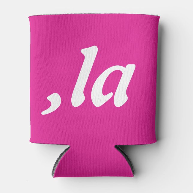 Comma La Kamala Harris - customized text design  Can Cooler (Front)