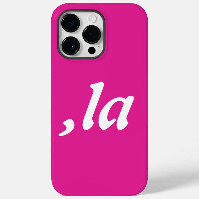 Comma La Kamala Harris - customized text design  Case-Mate iPhone Case (Back)