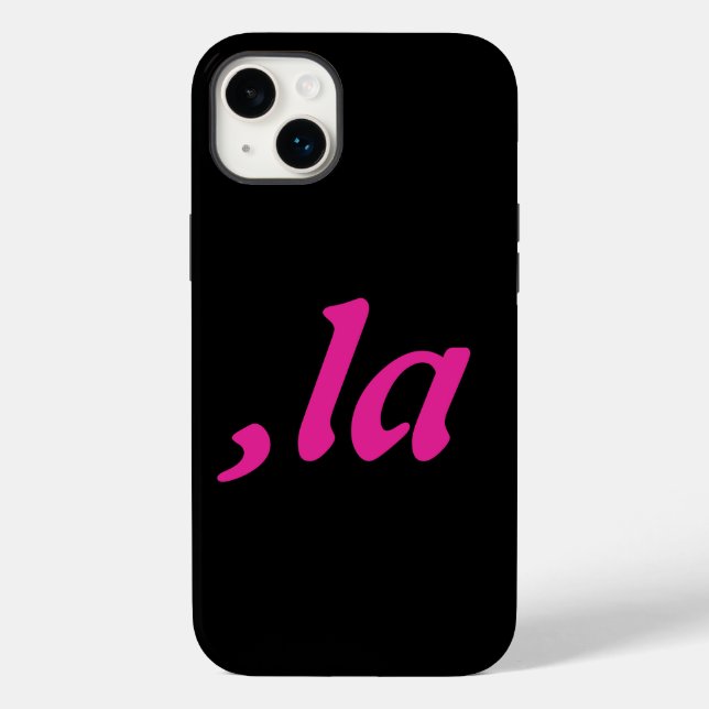 Comma La Kamala Harris - customized text design  Case-Mate iPhone Case (Back)