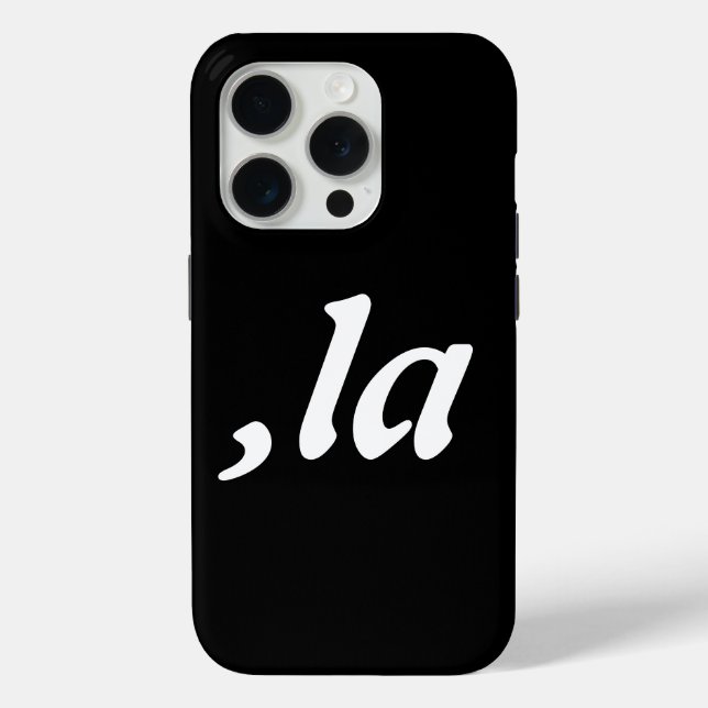 Comma La Kamala Harris - customized text design  Case-Mate iPhone Case (Back)