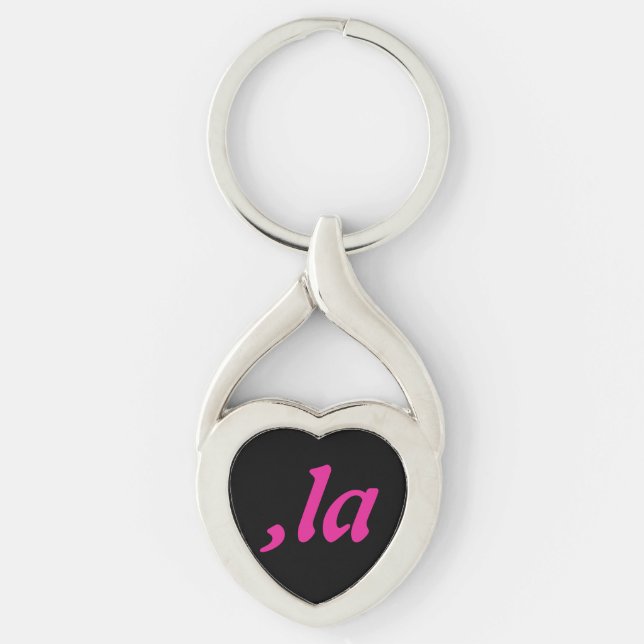 Comma La Kamala Harris - customized text design  Keychain (Front)