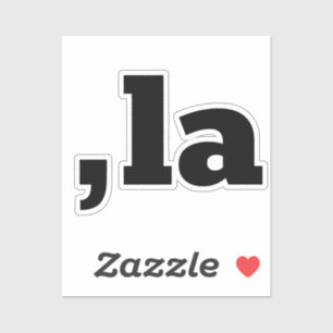 Comma La Kamala Harris - customized text design Sticker