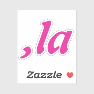 Comma La Kamala Harris - customized text design Sticker