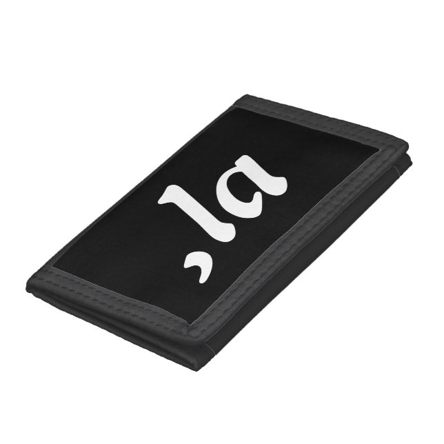 Comma La Kamala Harris - customized text design  Trifold Wallet (Bottom)