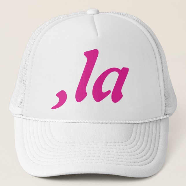 Comma La Kamala Harris - customized text design  Trucker Hat (Front)