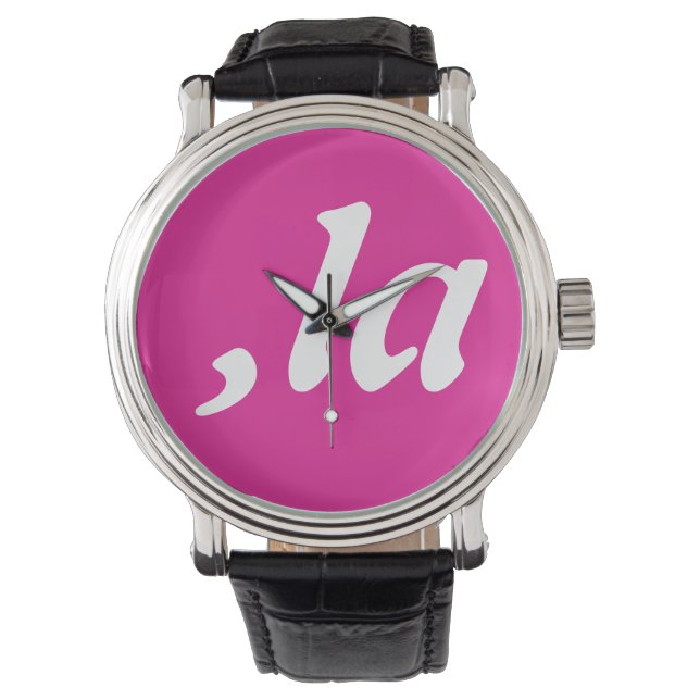 Comma La Kamala Harris - customized text design  Watch (Front)