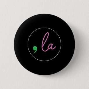 Comma La Kamala Harris For President 2024 Election Button