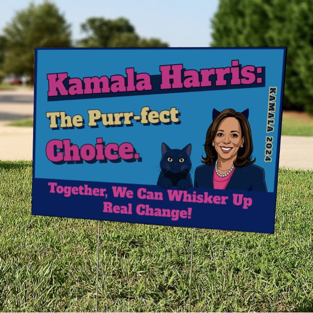 comma-la / Kamala Harris for President 2024 Sign (Creator Uploaded)