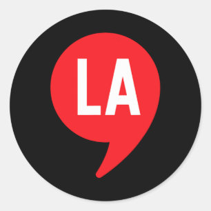Comma La Kamala Harris For President Campaign Vote Classic Round Sticker
