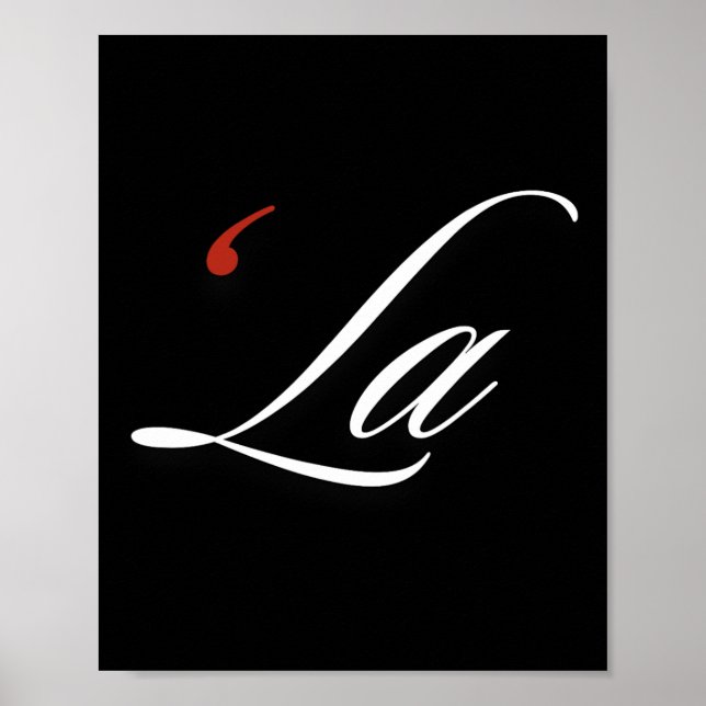 Comma La Kamala Harris Funny Punctuation La Electi Poster (Front)