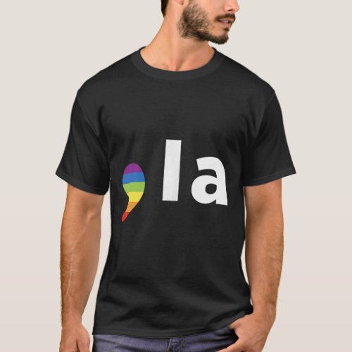 Comma La _ Kamala Harris Joe Biden Pride Rainbow T T_Shirt