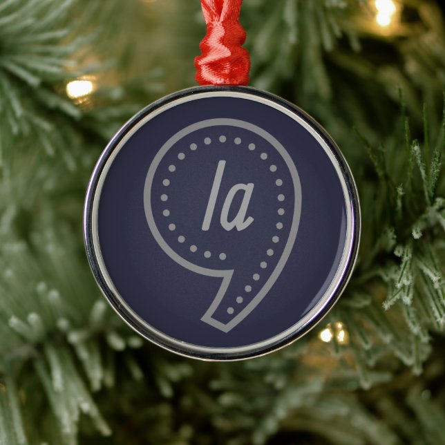 Comma la Kamala Harris Metal Ornament (Tree)