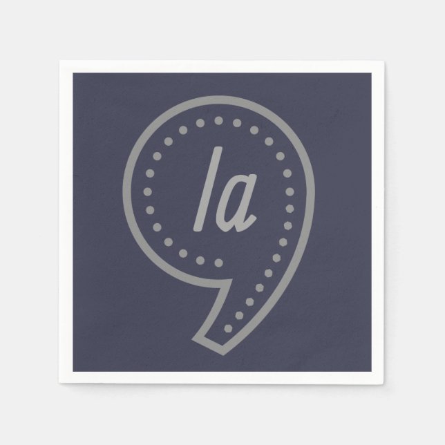 Comma la Kamala Harris Napkins (Front)