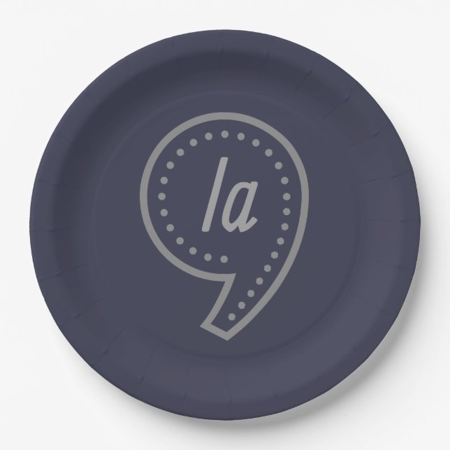 Comma la Kamala Harris Paper Plates (Front)