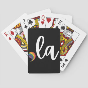 Comma La Kamala Harris Pride Rainbow LGBQ Gay Poker Cards
