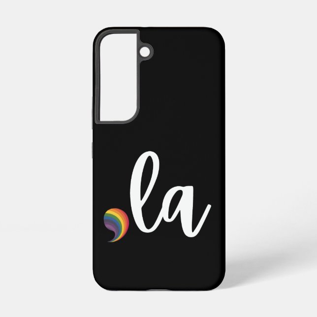 Comma La Kamala Harris Pride Rainbow LGBQ Gay Samsung Galaxy Case (Back)