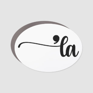 Comma La Kamala Harris Punctuation La Election Car Magnet