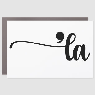 Comma La Kamala Harris Punctuation La Election Car Magnet