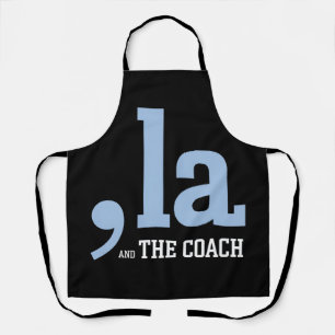 Comma La Kamala Harris Tim Walz Coach 2024  Apron