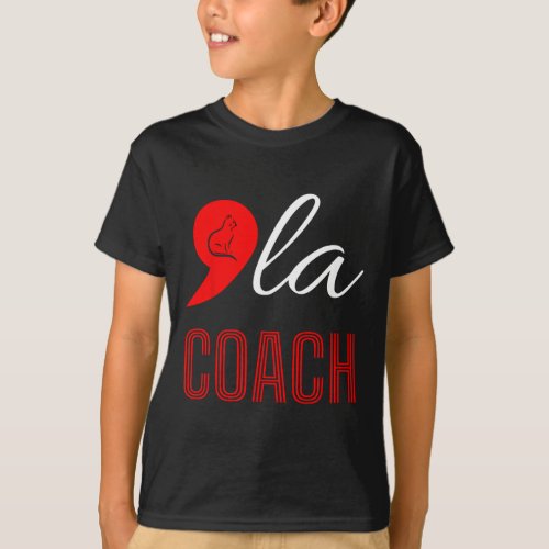 Comma La Kamala Harris Tim Walz Coach 2024 La Comm T_Shirt