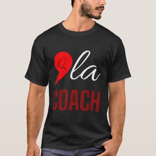 Comma La Kamala Harris Tim Walz Coach 2024 La Comm T_Shirt