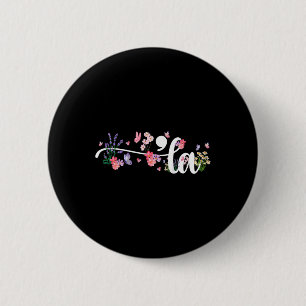 Comma La Kamala Harris Vintage Floral Feminine Pre Button