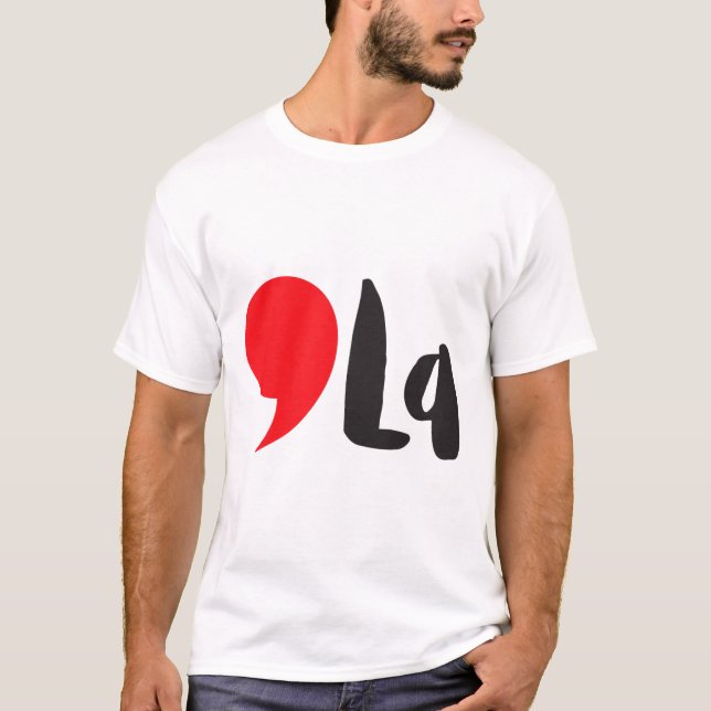 Comma La - Kamala Harris Vote Harris Waltz 2024 Ka T-Shirt (Front)