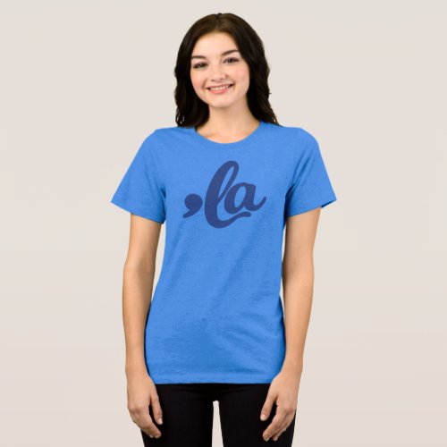 Comma La Kamala La_Kamala Harris Royal Blue Tee