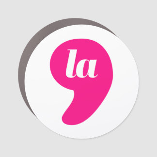 Comma La - Kamala Pink Car Magnet