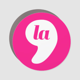 Comma La - Kamala Pink Car Magnet