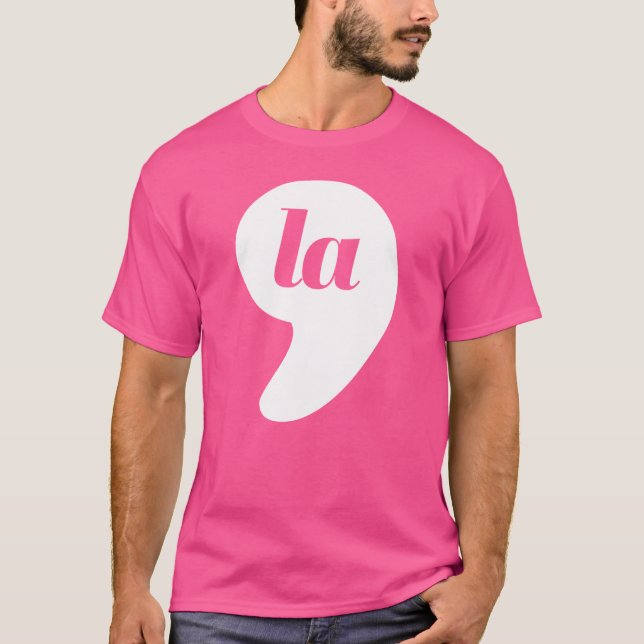 Comma La - Kamala Pink T-Shirt (Front)