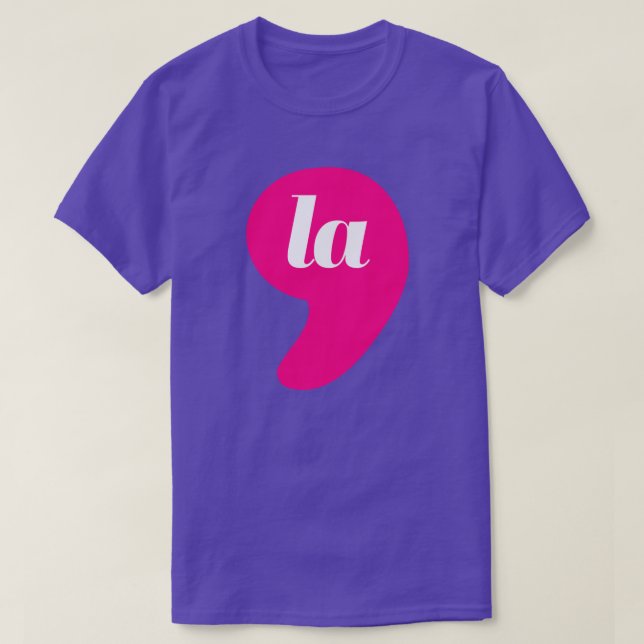 Comma La - Kamala Pink T-Shirt (Design Front)